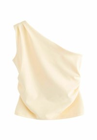 Next ONE SHOULDER RUCHED - Toppi - lemon yellow