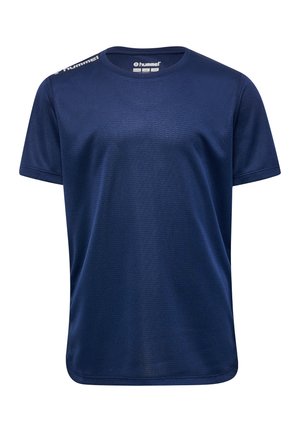 Hummel RUN - T-shirt de sport - black iris