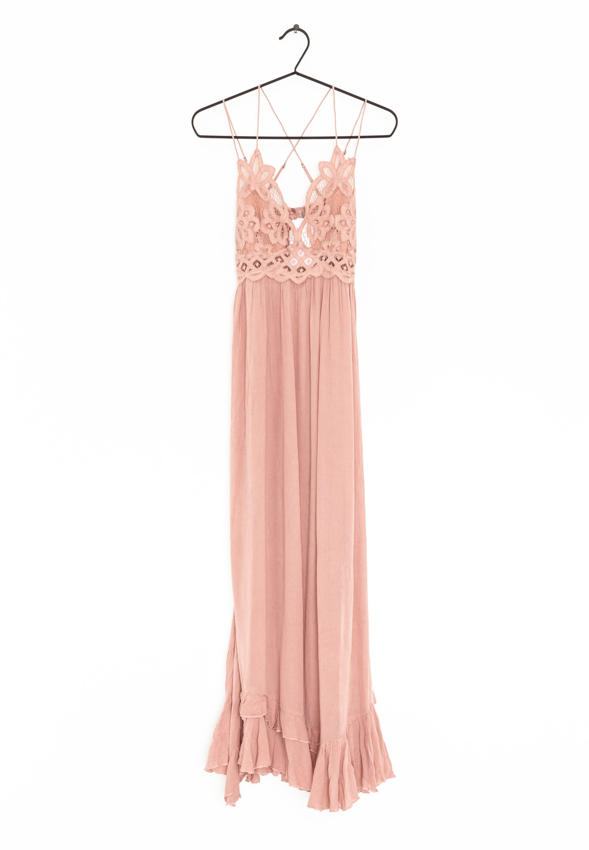Free People Maxi dress - pink - (Pre-owned) - Zalando.ie Free People Maxi dress - pink - (Pre-owned) - Zalando.ie
