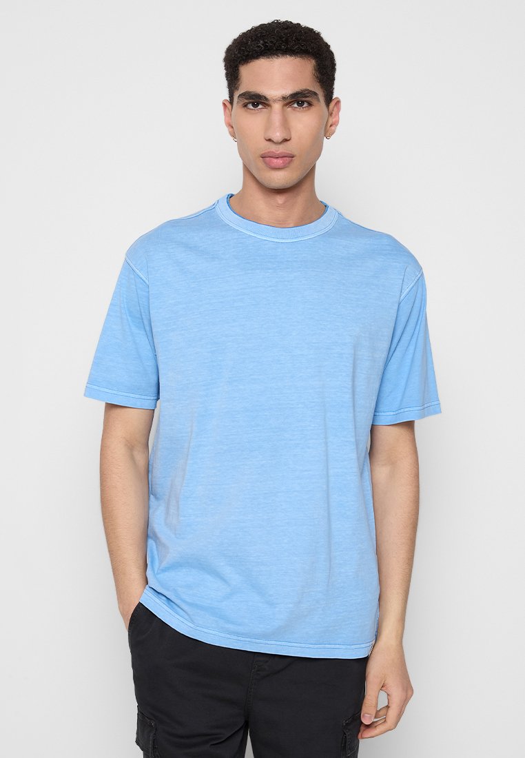 Scotch & Soda T-shirt basic blauw