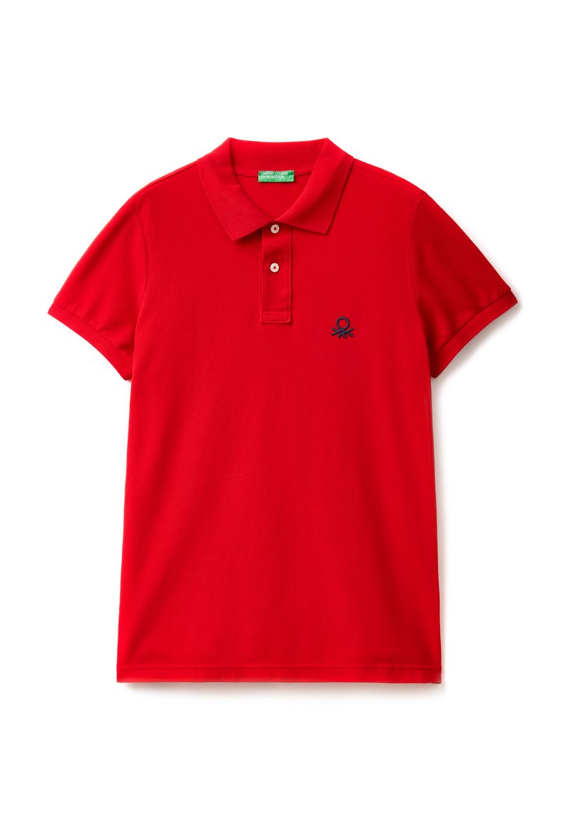United Colors of Benetton Poloshirt rood United Colors of Benetton Poloshirt rood