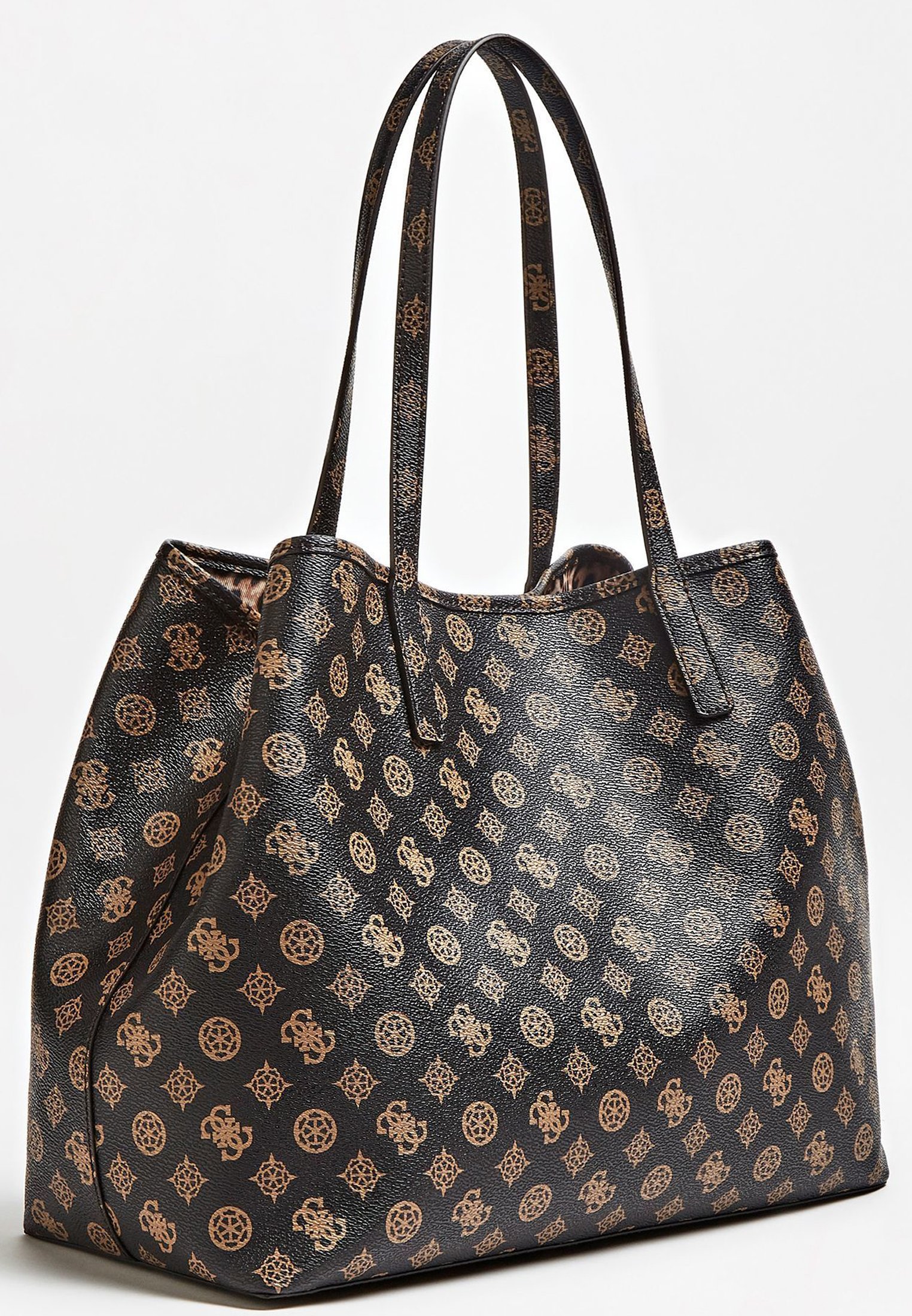 guess brown tote bag