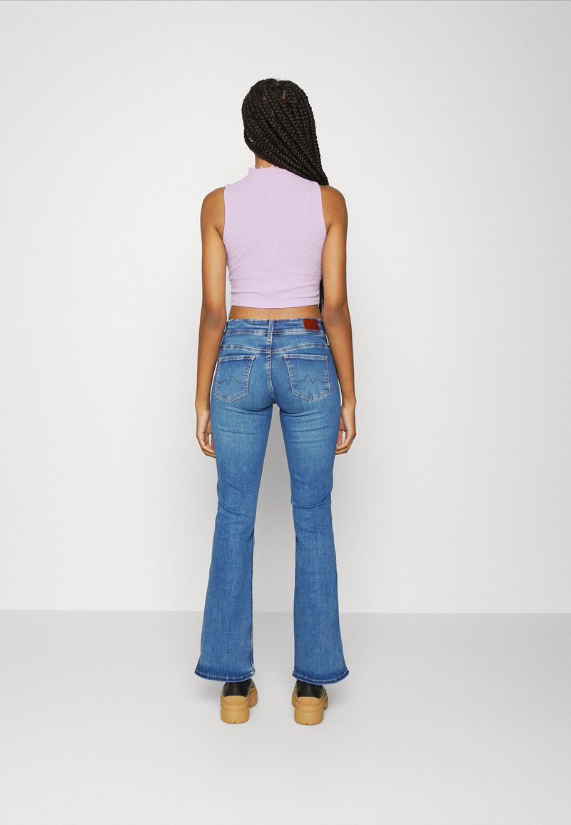 Damen Skinny | Pepe Jeans NEW PIMLICO Flared Jeans denim/light-blue denim - QK21514 Damen Skinny | Pepe Jeans NEW PIMLICO Flared Jeans denim/light-blue denim - QK21514