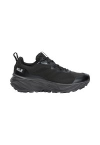 Chaussure de sport Black Jack Wolfskin Texapore avec semelle épaisse, fermeture à lacets et languette à l'arrière, conçue pour les activités de plein air.