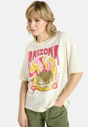 Le Temps Des Cerises T-Shirt print - blanc