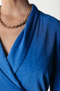 Colourful Rebel DORIN WRAP DRESS - Cocktail φόρεμα / Φόρεμα για πάρτι - vallarta blue