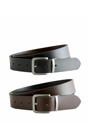 REVERSIBLE - Gürtel business - black/brown