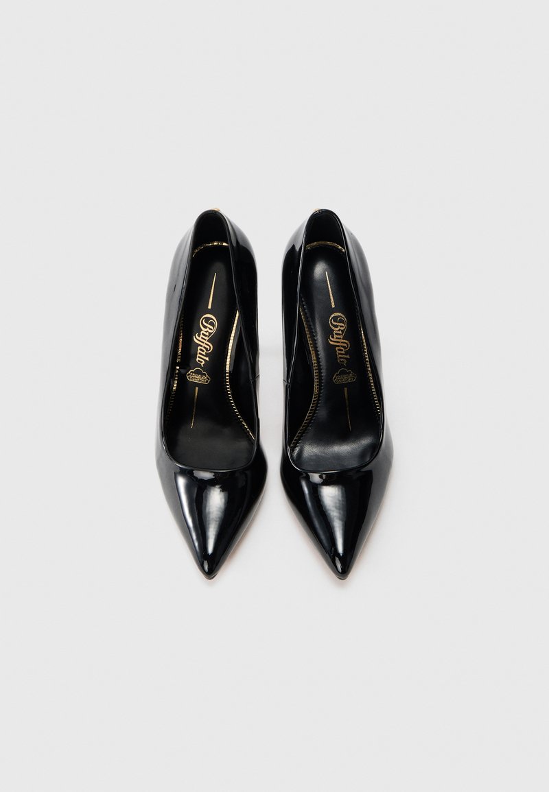 Escarpins Cole Haan Classics - Taille 8.5 US - Cuir Bicolore Marron & Noir - Talon Moyen - Occasion Très Bon état