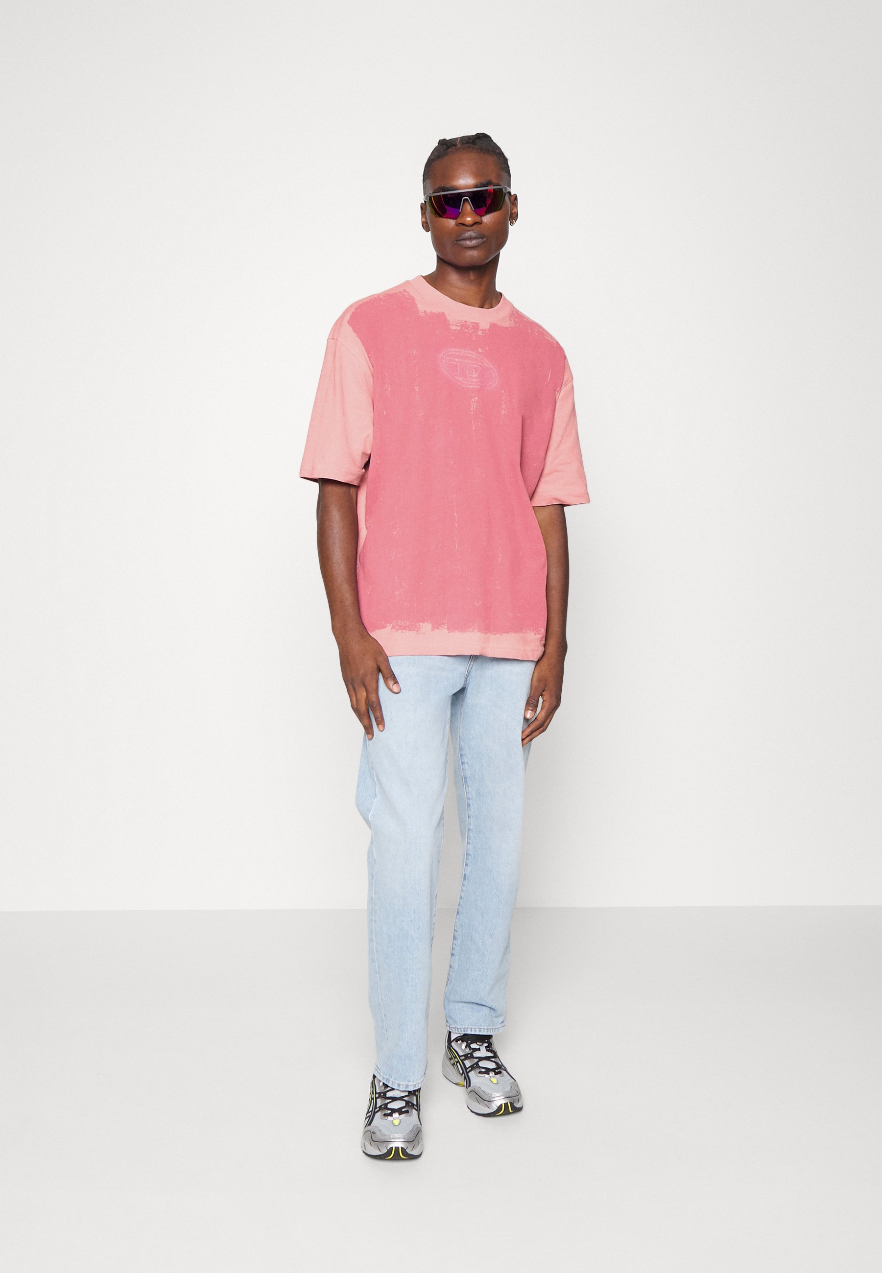 diesel pink t shirt