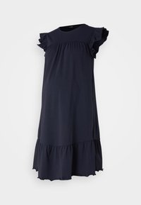 OLMLOUISA FRILL KNEE DRESS  - Jersey dress - night sky