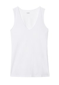 MIT BREITEN TRÄGERN - Top - bianco