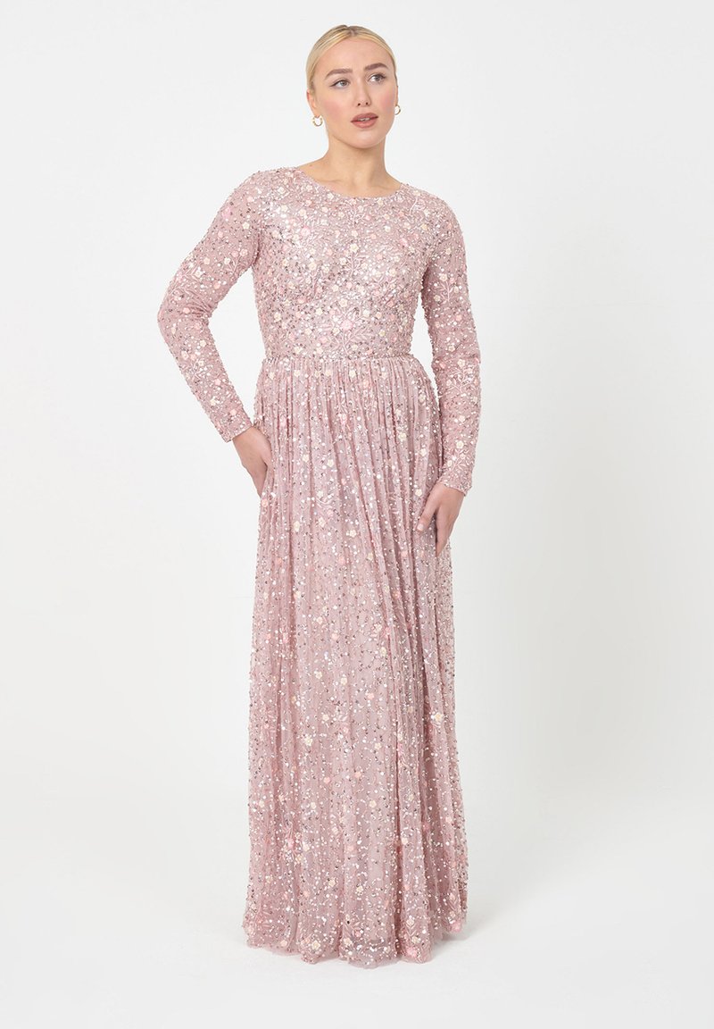 Maryisa Maxi-jurk - frosted pink