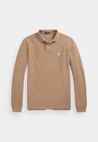 CUSTOM SLIM FIT MESH POLO SHIRT - Bluză polo - grey cloud heather