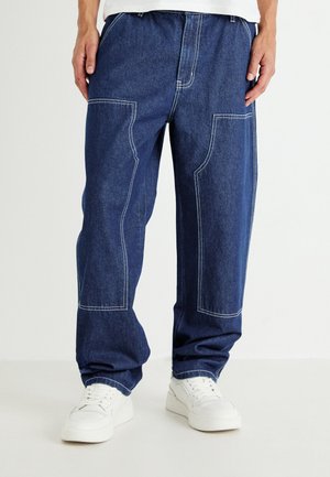 WORKER KNEE PATCH - Relaxed fit -farkut - dark blue wash
