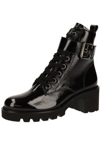 Paul Green Bottines à lacets - black