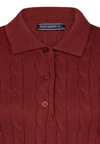 Felix Hardy CABLE - Langarmshirt - bordeaux