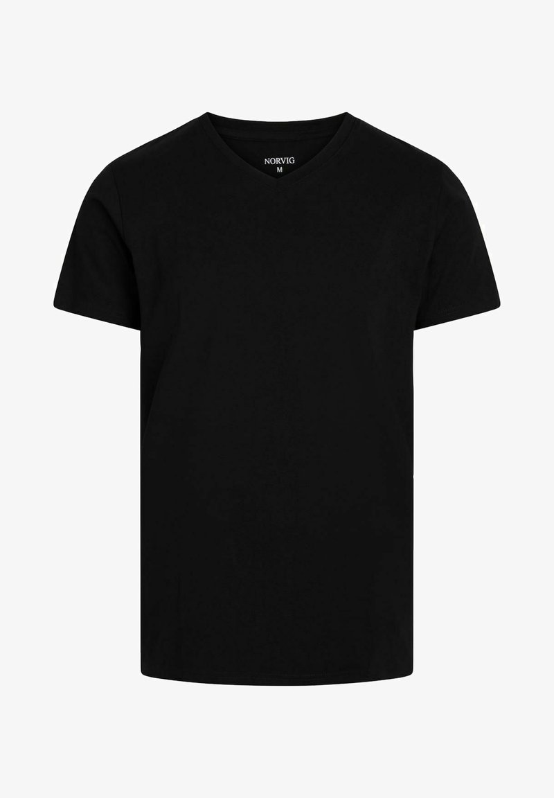 NORVIG V NECK T shirt Basic Black nero Zalando it norvig-v-neck-t-shirt-basic-black-nero-zalando-it