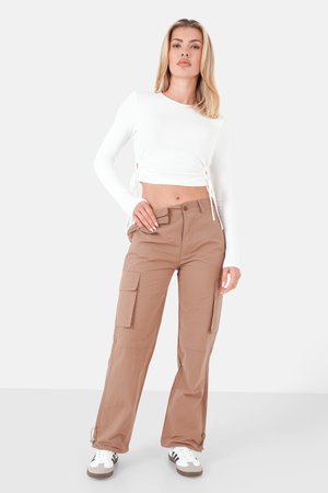 TECH - Cargo trousers - brown