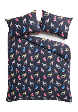 Next, WHIPPET DOG REVERSIBLE DUVET COVER AND PILLOWCASE SET - Ropa de cama - navy