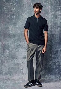 Next ZIP NECK - REGULAR FIT - Polotričko - navy blue