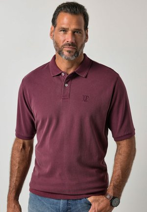 JP1880, POLO SHIRT, STOMACH FIT, PIQUÉ, SHORT SLEEVE, VINTAGE LOOK, XXL TO 8XL - Polo - plum