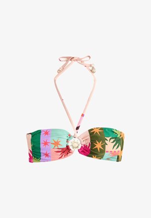 Next, REGULAR FIT - HARDWARE HALTERNECK BANDEAU BIKINI TOP . - Bikiinide ülaosa - star print