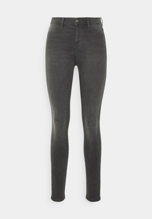 MEDIUM RISE - Jeggings - grey dark wash