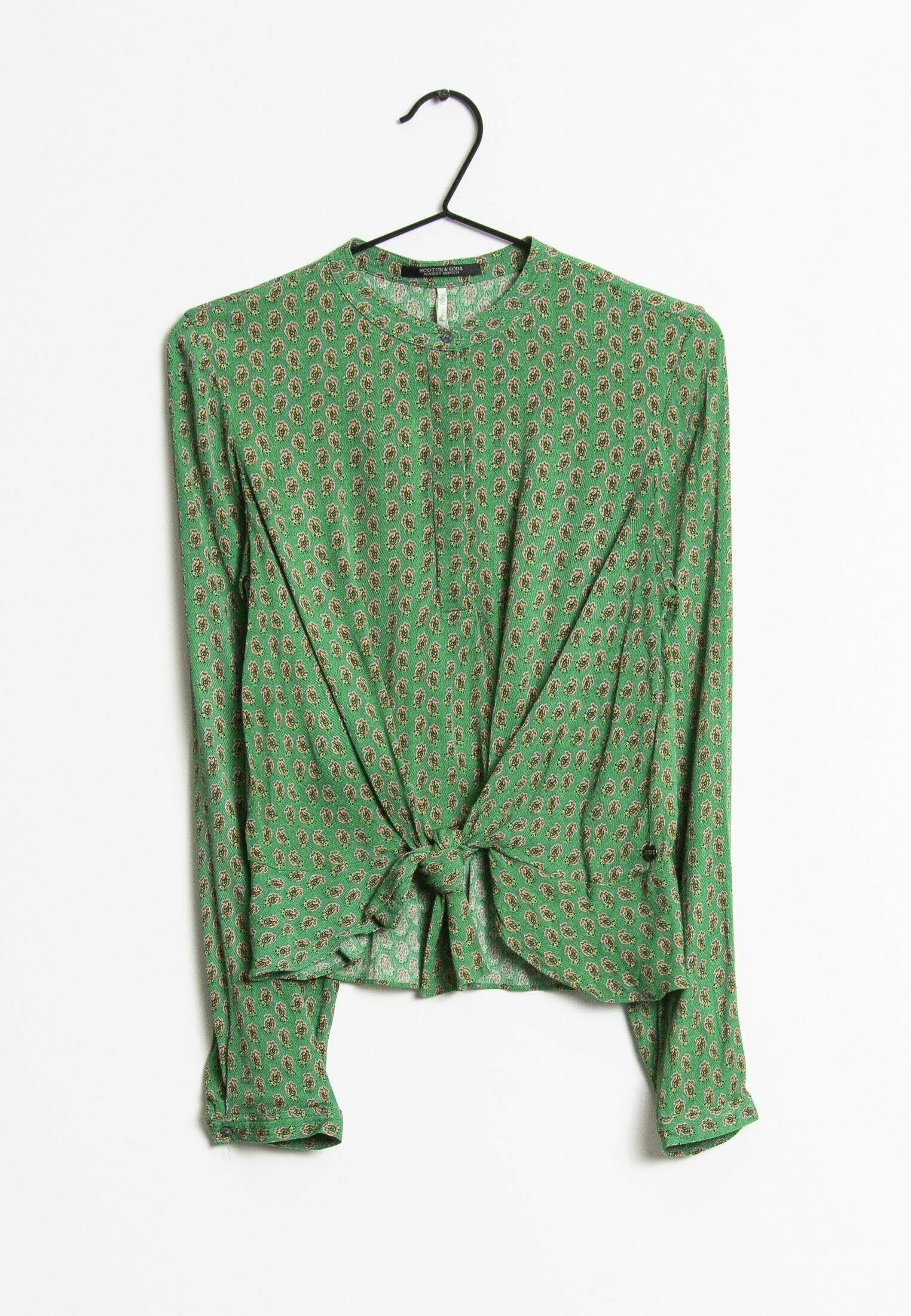 Maison Scotch Blouse - green/groen - (Pre-owned) - Zalando.nl