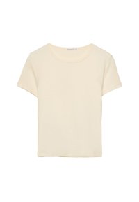 SLIM FIT - Navadna majica - beige