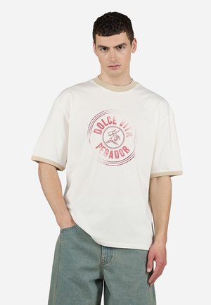 NUEVO TEE - Print T-shirt - off-white