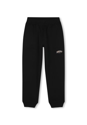 DKNY, PANTALON RÉVERSIBLE - Pantalon de survêtement - beige noir