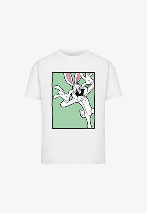 Merchcode, LOONEY TUNES BUGS BUNNY FUNNY FACE - T-shirt imprimé - white