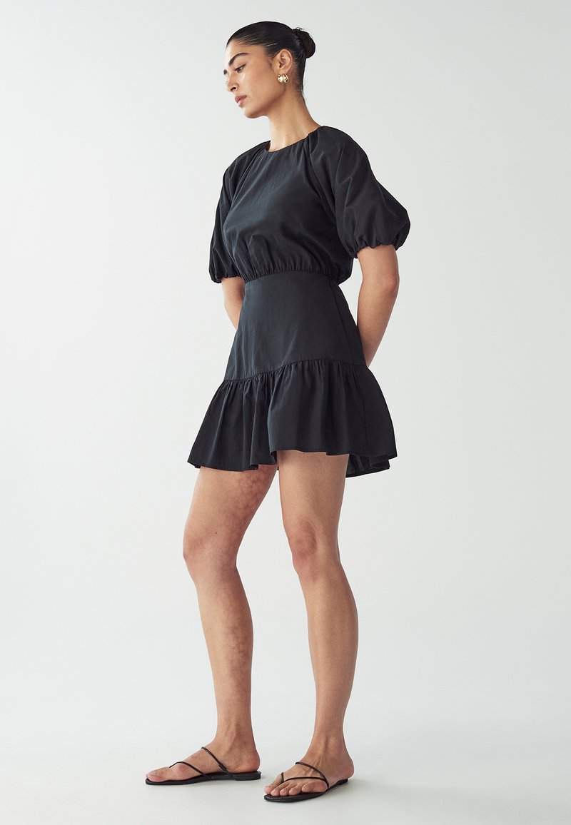 kinley mini dress black BABARONI Acetate Satin Royal Blue Bridesmaid Dresses Square Floor-length  Spaghetti Straps Ruched Ribbons Sheath main image 0