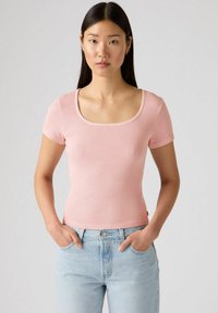 Levi's® ESSENTIAL SQRD NECK - Camiseta básica - fa garment dye
