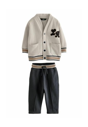VARSITY AND SET - Pantaloni de trening - charcoal grey