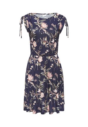 Jerseykleid - rosa bedruckt