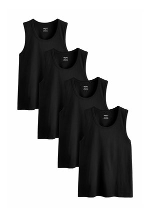 4 PACK REGULAR FIT - Top - black
