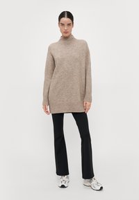 Vero Moda Tall VMIRIS HIGHNECK - Maglione - silver mink melange