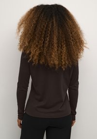 Cream CRNAIA FLOUNCE  - Bluza - chocolate plum