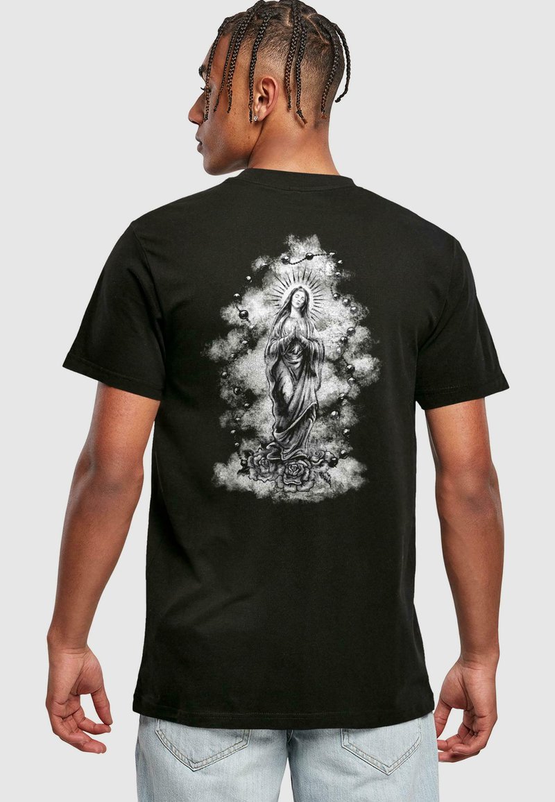Mister Tee - ROSARY MARY  - Print T-shirt - black, Enlarge