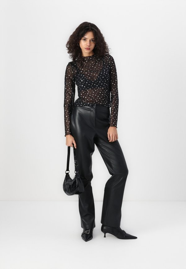 NMSTAR FOIL HIGH NECK - Long sleeved top - schwarz3