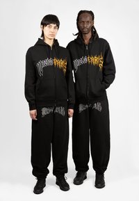 Wasted Paris HOODIE ZIP DARK PITCHER UNISEX - Φούτερ με φερμουάρ - black/bronze