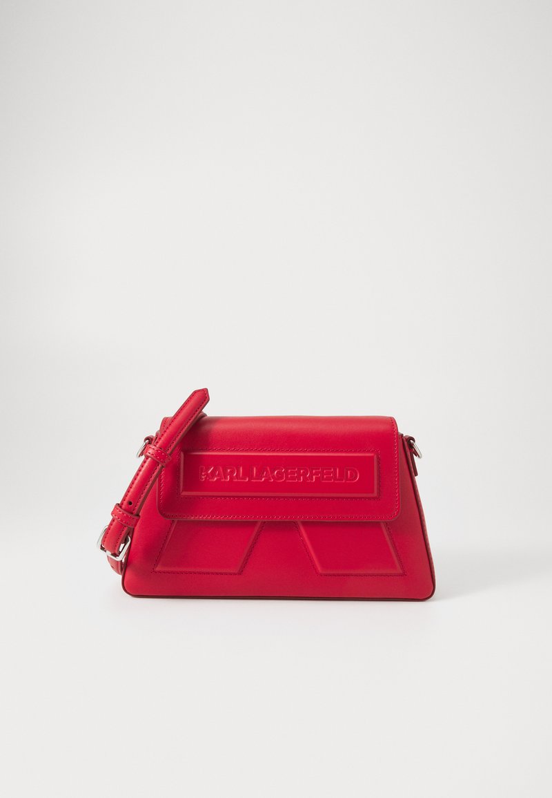 KARL LAGERFELD IKON SOFT - Cross body bag - klassic red