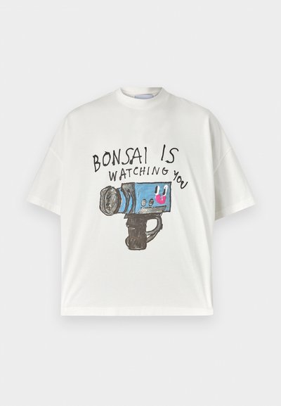 Bonsai TEE PRINTED GRAPHIC UNISEX - Print T-shirt - white