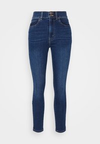RETRO HIGH SKINNY - Oprijete (skinny) kavbojke - dark blue denim