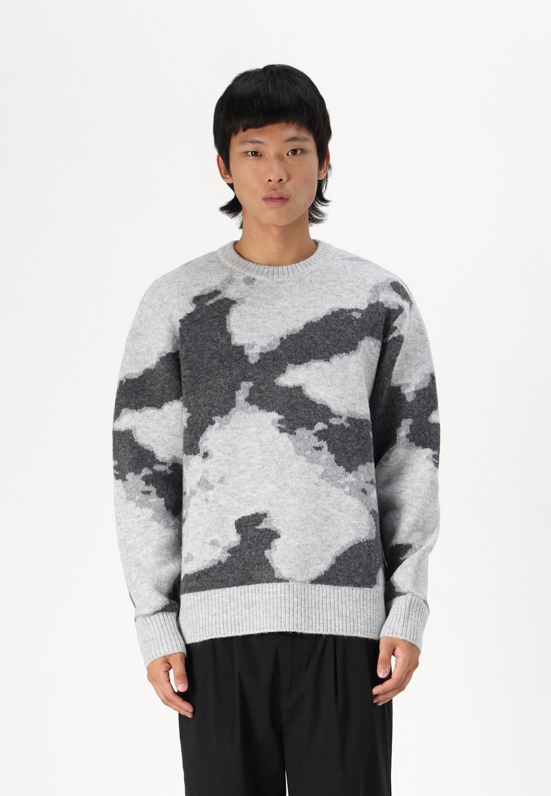 Jack & Jones JCOTRAVIS  - Strickpullover - light grey melange