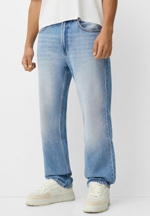 Jeans straight leg - light-blue denim