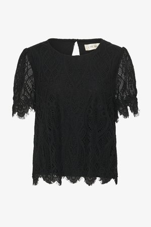 Cream, CRDITH LACE - Blusa - pitch black