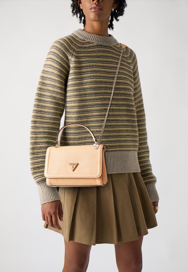NOELLE CONVERTIBLE - Cross body bag - apricot