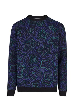Cleptomanicx, FEINSTRICKPULLOVER SCRIBBLES - Jumper - black